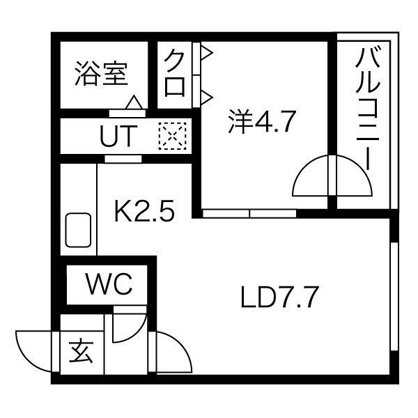 プリマベーラ南平岸｜北海道札幌市豊平区平岸一条１３丁目(賃貸マンション1LDK・3階・34.06㎡)の写真 その1