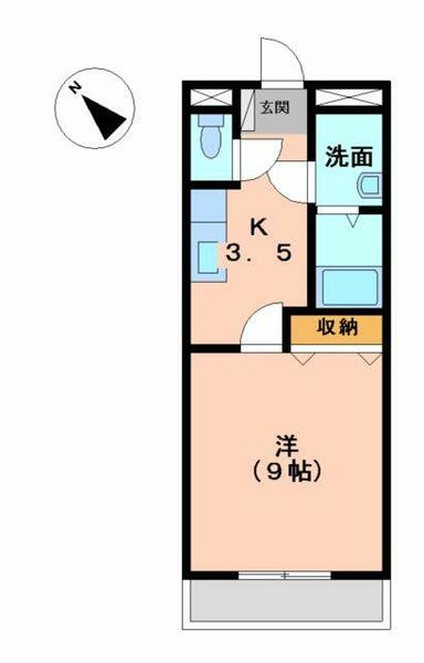 セントラル 101｜三重県津市久居新町(賃貸アパート1K・2階・30.96㎡)の写真 その2