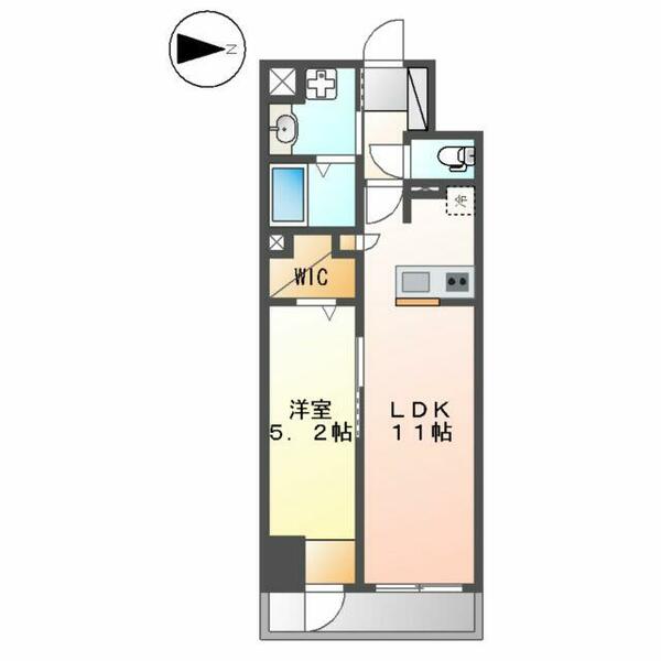 （仮）Ｄ－ｒｏｏｍ亀島 102｜愛知県名古屋市中村区亀島２丁目(賃貸マンション1LDK・1階・40.12㎡)の写真 その2