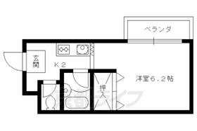 京都府京都市右京区嵯峨中山町（賃貸アパート1K・1階・20.00㎡） その2