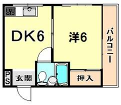 兵庫県西宮市松原町（賃貸マンション1DK・3階・24.00㎡） その2