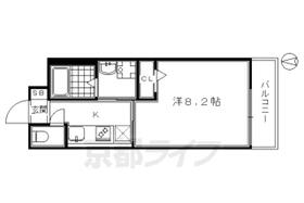 京都府京都市東山区上堀詰町（賃貸マンション1K・2階・27.39㎡） その2