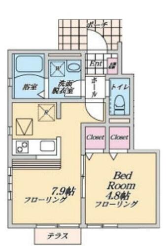 同じ建物の物件間取り写真 - ID:213106703488