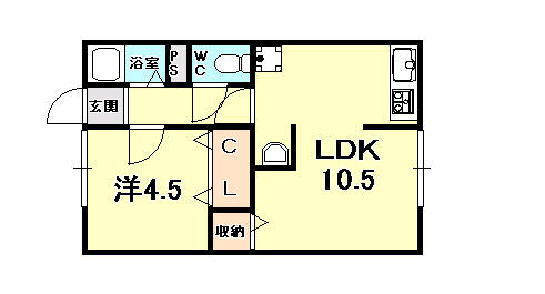 同じ建物の物件間取り写真 - ID:228045047675