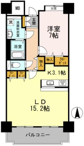 同じ建物の物件間取り写真 - ID:213106699406