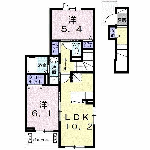 同じ建物の物件間取り写真 - ID:214055092458