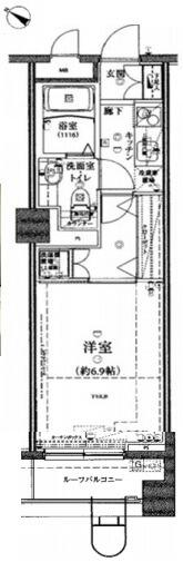 リヴシティ関内 609｜神奈川県横浜市中区相生町２丁目(賃貸マンション1K・6階・26.22㎡)の写真 その2