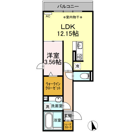 同じ建物の物件間取り写真 - ID:221010419265