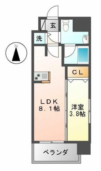 カレント茶屋が坂 604｜愛知県名古屋市千種区茶屋が坂１丁目(賃貸マンション1DK・9階・30.00㎡)の写真 その2