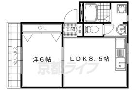 リトルウエスト桂 102 ｜ 京都府京都市西京区川島権田町（賃貸アパート1LDK・1階・33.84㎡） その2