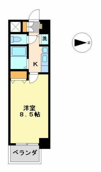 プレサンス名古屋駅前グランヴィル 804｜愛知県名古屋市中村区名駅南１丁目(賃貸マンション1K・8階・24.94㎡)の写真 その2