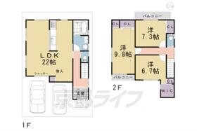 納所下野貸家２号地 xx ｜ 京都府京都市伏見区納所下野（賃貸一戸建3LDK・--・108.82㎡） その2