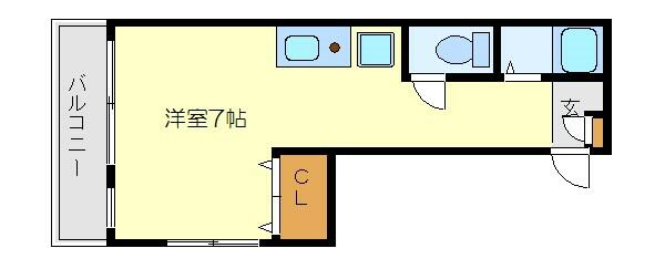 ステラ東門前｜神奈川県川崎市川崎区東門前１丁目(賃貸マンション1R・2階・19.17㎡)の写真 その2