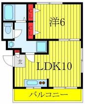 東京都板橋区常盤台３丁目（賃貸マンション1LDK・2階・37.95㎡） その2
