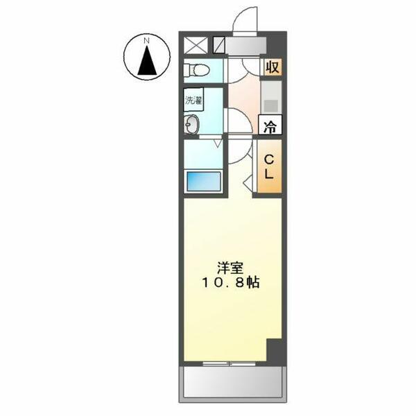 パークビラ瑞穂 107｜愛知県名古屋市瑞穂区内方町２丁目(賃貸マンション1K・1階・30.90㎡)の写真 その2