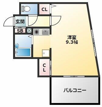 グリーンシャルバート 201｜大阪府大阪市平野区瓜破１丁目(賃貸マンション1K・2階・26.30㎡)の写真 その2