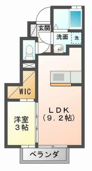 フルール類家 105｜青森県八戸市類家５丁目(賃貸アパート1LDK・1階・31.38㎡)の写真 その2