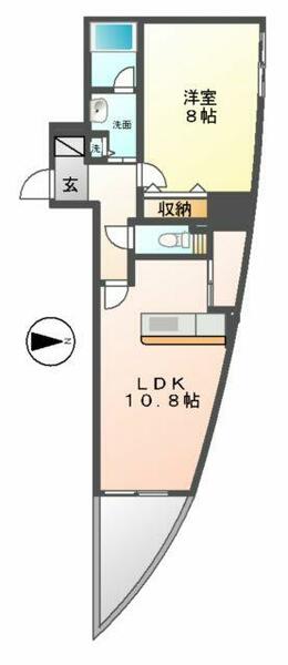 さくらヒルズ富士見（さくらＨｉｌｌｓ富士見） 701｜愛知県名古屋市中区富士見町(賃貸マンション1LDK・7階・47.34㎡)の写真 その2