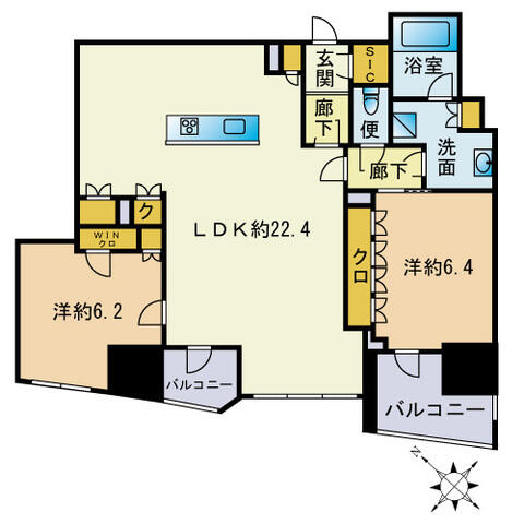 同じ建物の物件間取り写真 - ID:240027978259