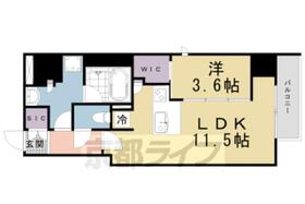 京都府京都市下京区七条通間之町東入材木町（賃貸マンション1LDK・5階・41.91㎡） その2