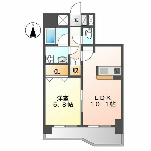 アマービレ中島の間取り