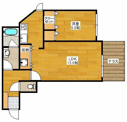 ＣＯＣＯＲＯ吹田｜大阪府吹田市円山町(賃貸マンション1LDK・1階・53.68㎡)の写真 その2