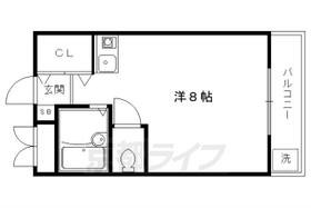 京都府京都市左京区北白川上池田町（賃貸マンション1R・1階・26.45㎡） その2