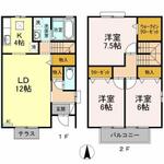 四日市市波木南台１丁目 2階建 築21年のイメージ