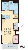 ＭＤＭ池尻大橋 401 ｜ 東京都目黒区大橋２丁目（賃貸マンション1R・4階・23.74㎡） その2