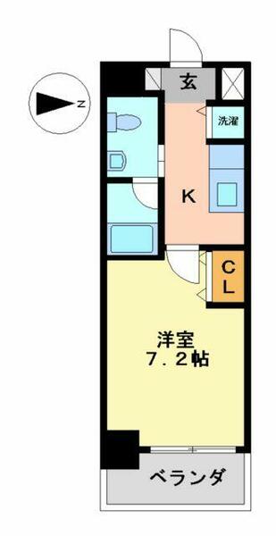 愛知県名古屋市中区丸の内２丁目(賃貸マンション1K・13階・25.95㎡)の写真 その2