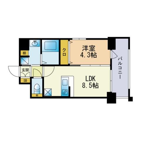 同じ建物の物件間取り写真 - ID:240028155505