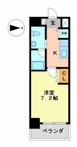 愛知県名古屋市中区丸の内２丁目(賃貸マンション1K・14階・25.95㎡)の写真 その2