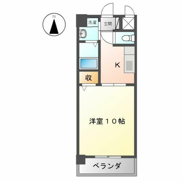 カサグランデ新栄 305｜愛知県名古屋市中区新栄２丁目(賃貸マンション1K・3階・30.60㎡)の写真 その2