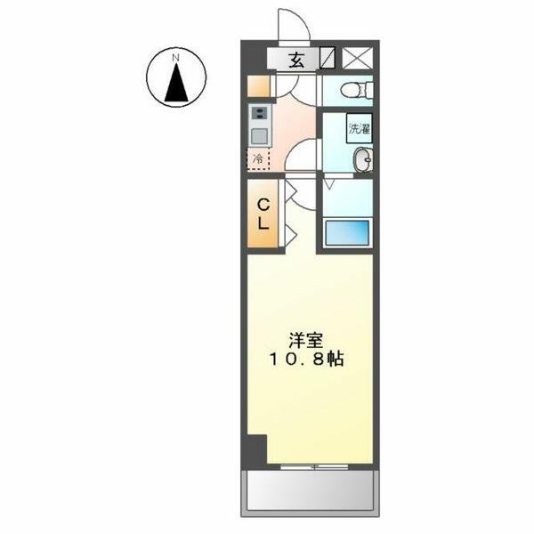 パークビラ瑞穂 203｜愛知県名古屋市瑞穂区内方町２丁目(賃貸マンション1K・2階・30.90㎡)の写真 その2