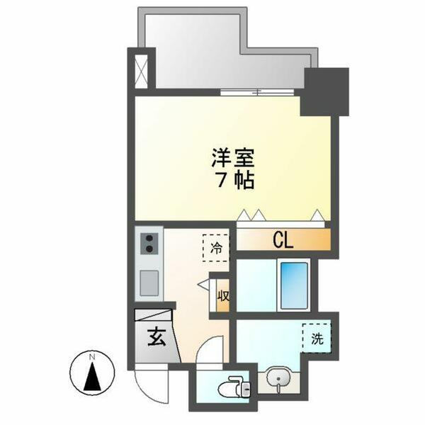 プレサンス丸の内リラティ 606｜愛知県名古屋市中区丸の内３丁目(賃貸マンション1K・6階・26.75㎡)の写真 その2