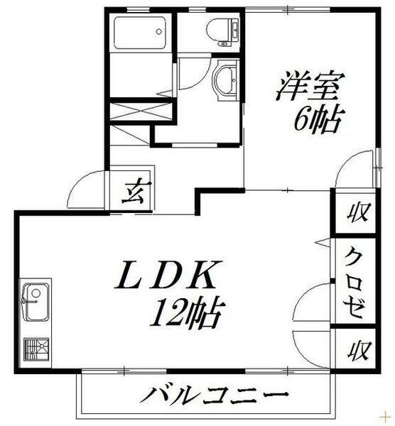 静岡県浜松市中央区伊左地町(賃貸アパート1LDK・2階・43.54㎡)の写真 その2