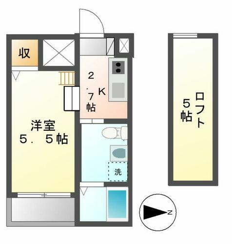 リゾレステ中村の間取り