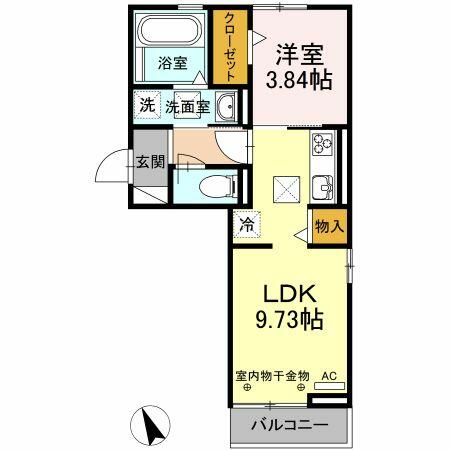 同じ建物の物件間取り写真 - ID:224004765493