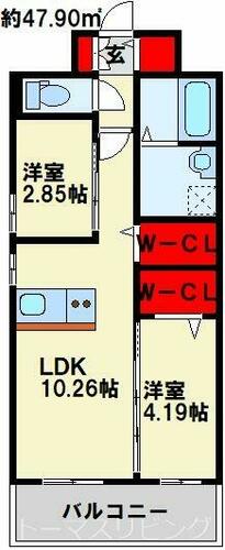 同じ建物の物件間取り写真 - ID:240028015506