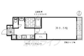 ＣＡＳＡ　ＧＲＡＮ　洛西 206 ｜ 京都府京都市右京区西院西貝川町（賃貸マンション1K・2階・27.79㎡） その2