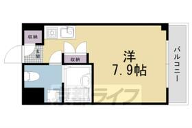 京都府京都市右京区西院月双町（賃貸マンション1K・4階・23.94㎡） その2