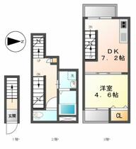 愛知県名古屋市中川区西日置２丁目（賃貸アパート1DK・1階・38.51㎡） その2