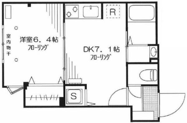 ＣＨＥＺ－ＭＯＩ｜東京都豊島区池袋２丁目(賃貸マンション1DK・2階・32.98㎡)の写真 その2