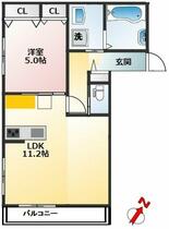 グランドセジュール 301 ｜ 埼玉県さいたま市浦和区領家１丁目（賃貸マンション1LDK・3階・43.97㎡） その2