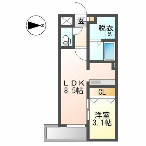 同じ建物の物件間取り写真 - ID:223032467469