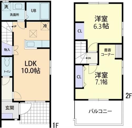 同じ建物の物件間取り写真 - ID:208009230936