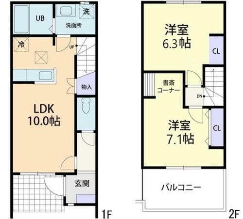 同じ建物の物件間取り写真 - ID:208009230947