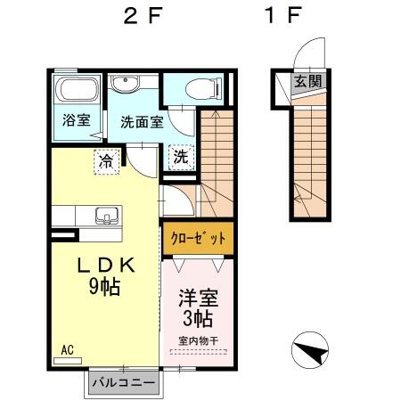 同じ建物の物件間取り写真 - ID:207001048046