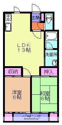 同じ建物の物件間取り写真 - ID:203000459977