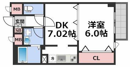 同じ建物の物件間取り写真 - ID:227082099299